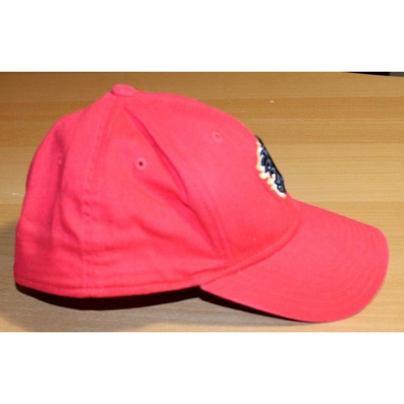 NHL Hockey Vintage Calgary Flames Stretch Baseball Hat Cap One Size Reebok Red - Picture 2 of 10